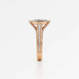 Irene Diamond Engagement Ring 2 ct Marquise Cut in 18K Rose Gold – view 4
