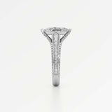 Irene Diamond Engagement Ring 2 ct Marquise Cut in 18K White Gold – view 4