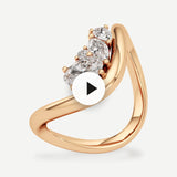 Elara Diamond Wave Ring – product film