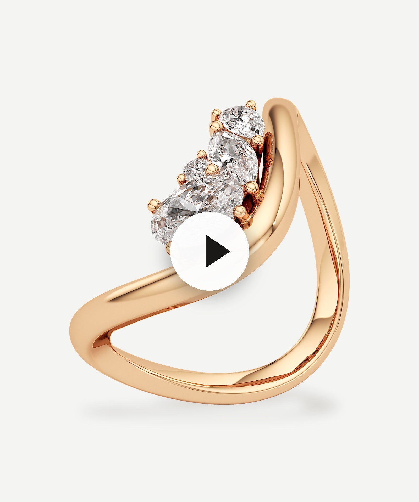 Elara Diamond Wave Ring – product film