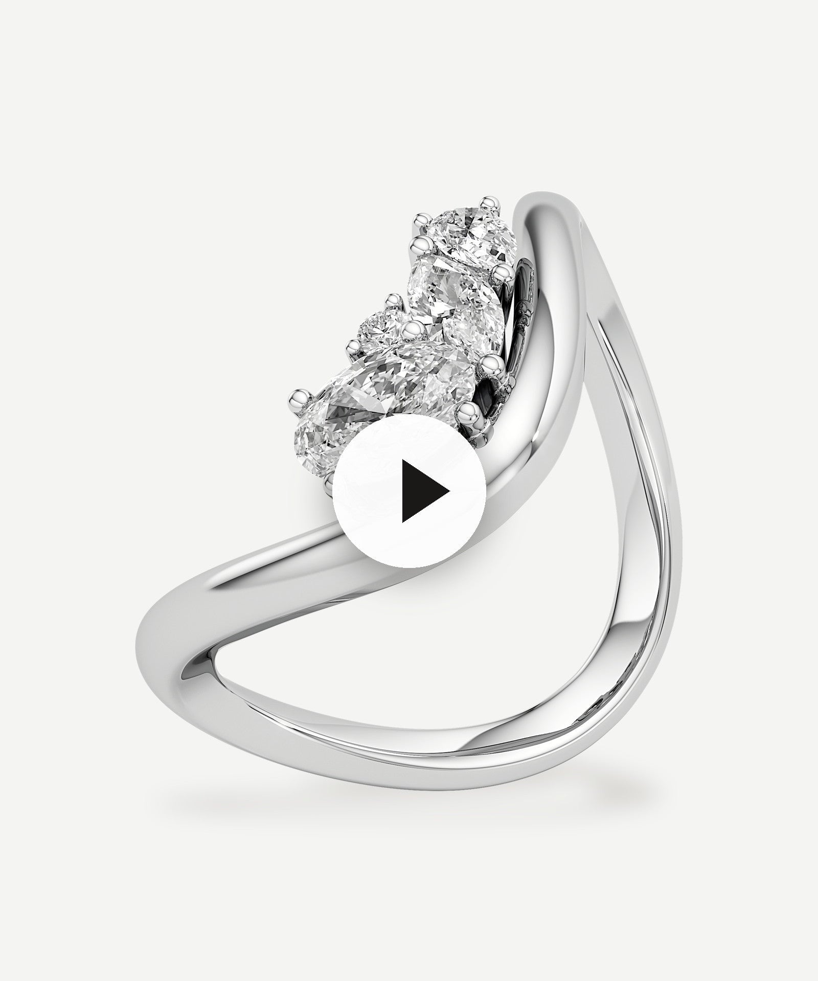 Elara Diamond Wave Ring – product film