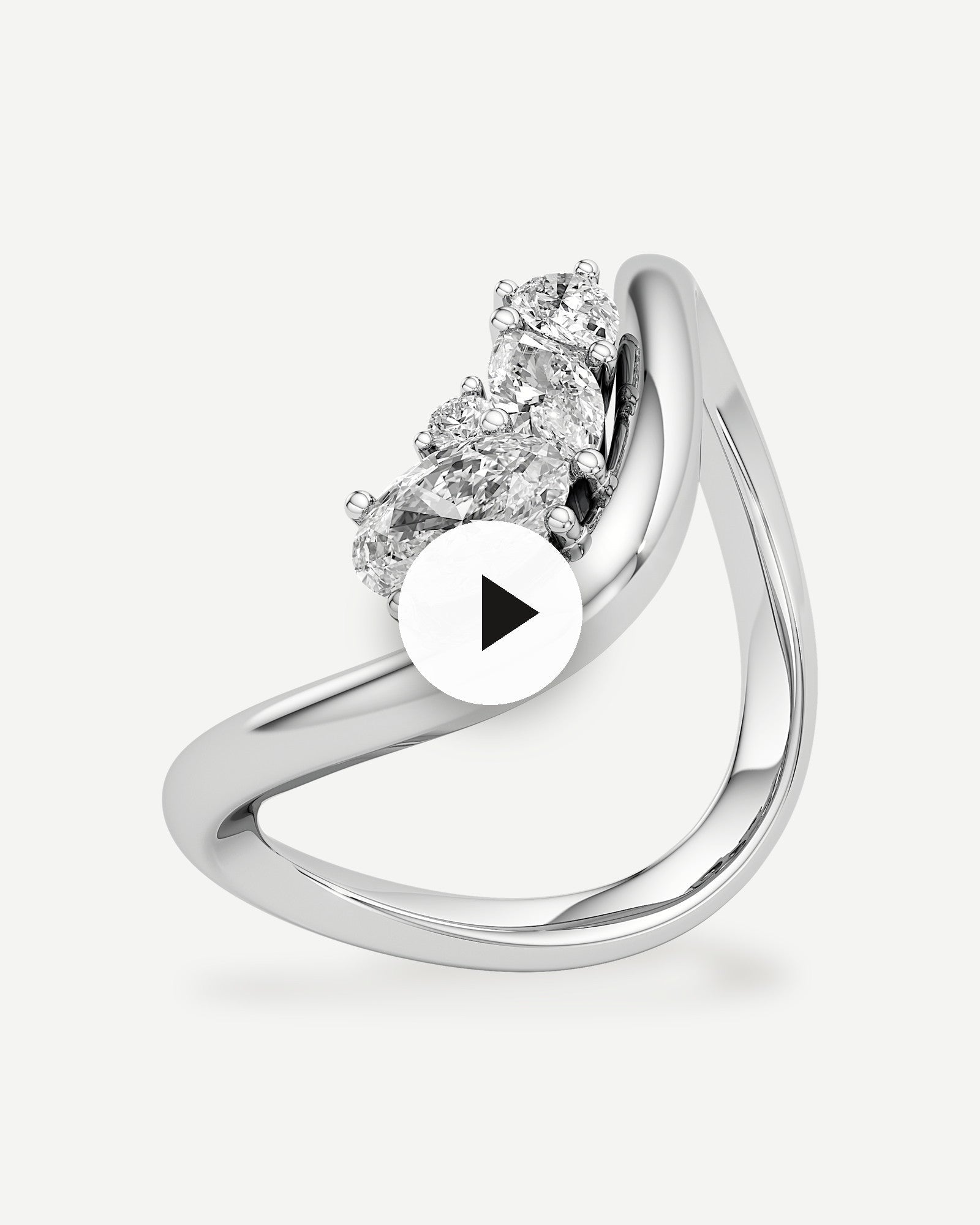 Elara Diamond Wave Ring – product film